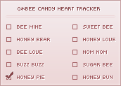 Candy Heart Tracker